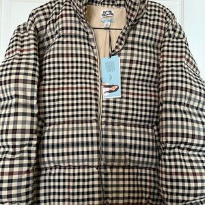 Plaid Puffer Jacket